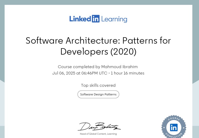 Software Architecture: Patterns for Developers